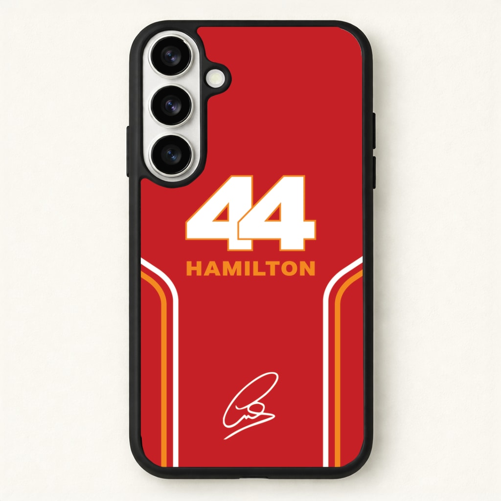 Stripes 44 Hamilton Phone Case for Galaxy S26 Plus