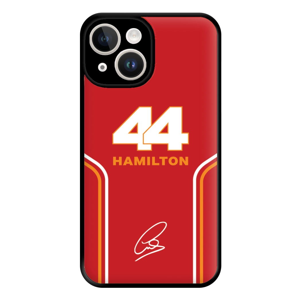 Stripes 44 Hamilton Phone Case for iPhone 14