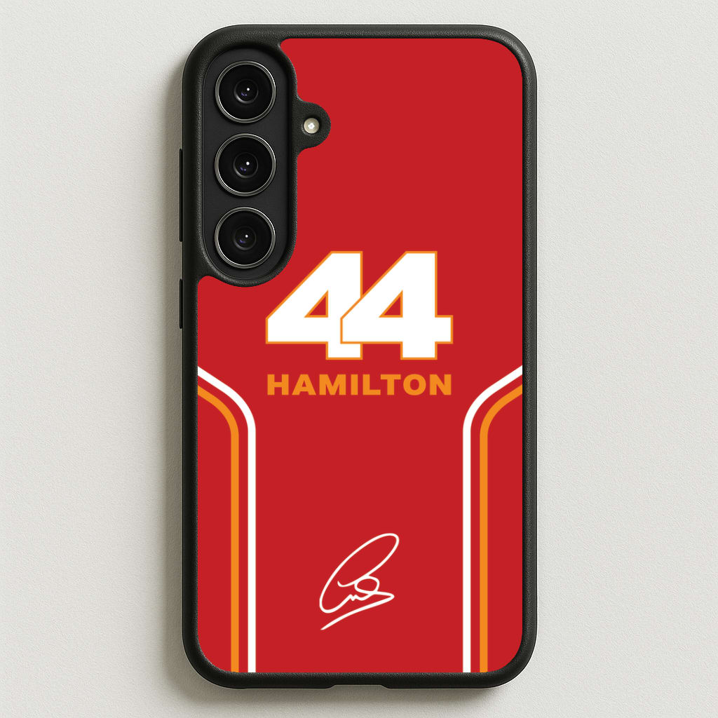 Stripes 44 Hamilton Phone Case for Galaxy S25FE