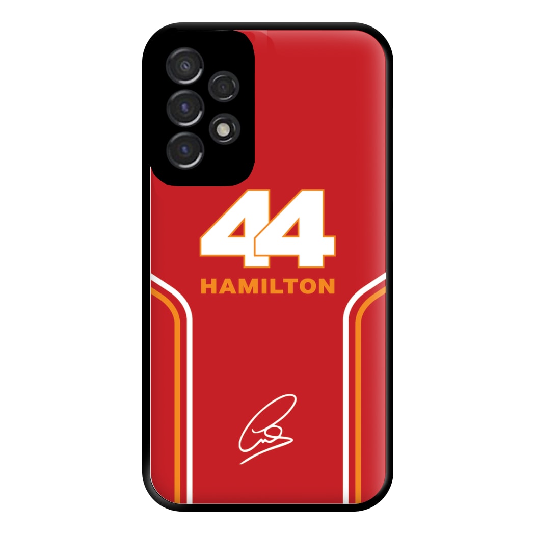 Stripes 44 Hamilton Phone Case for Galaxy A53