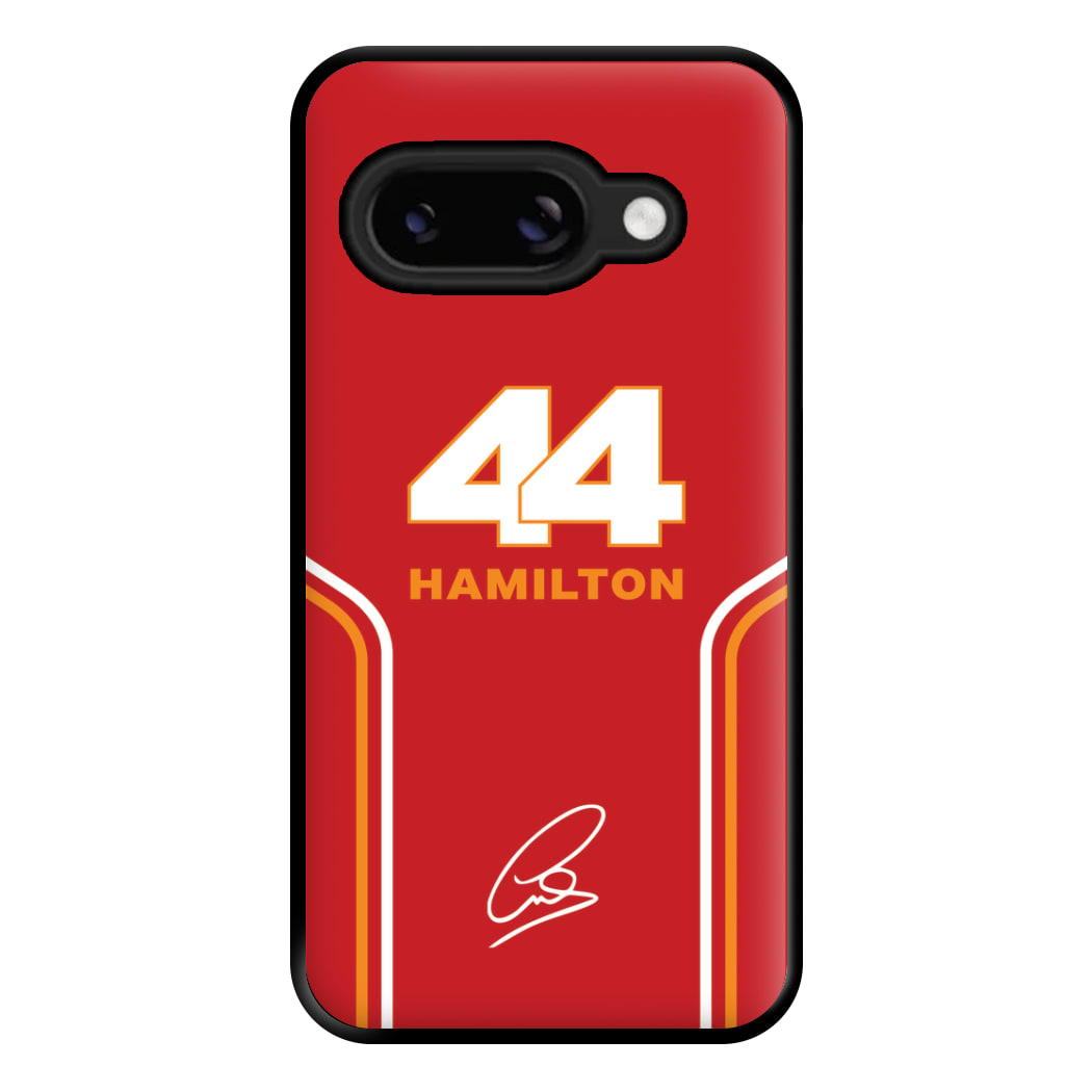 Stripes 44 Hamilton Phone Case for Google Pixel 8a