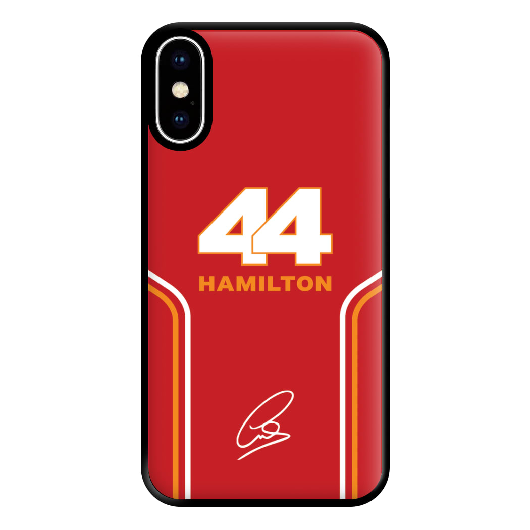 Stripes 44 Hamilton Phone Case for iPhone XS Max
