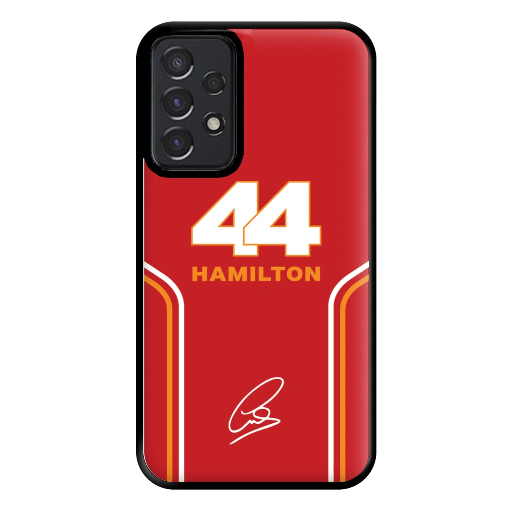 Stripes 44 Hamilton Phone Case for Galaxy A52 / A52s