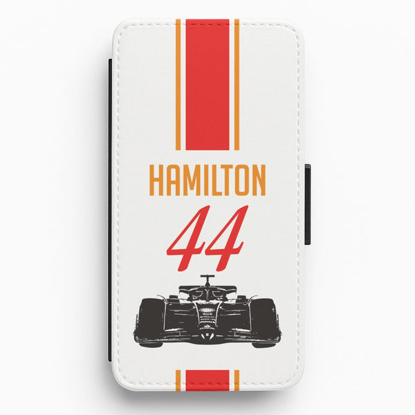 F1 Car Hamilton Flip / Wallet Phone Case