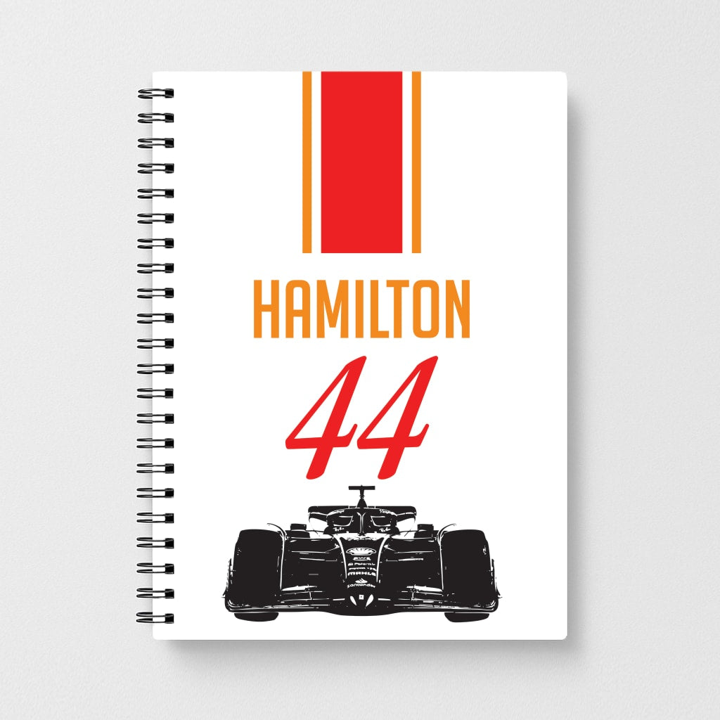 F1 Car Hamilton Notebook