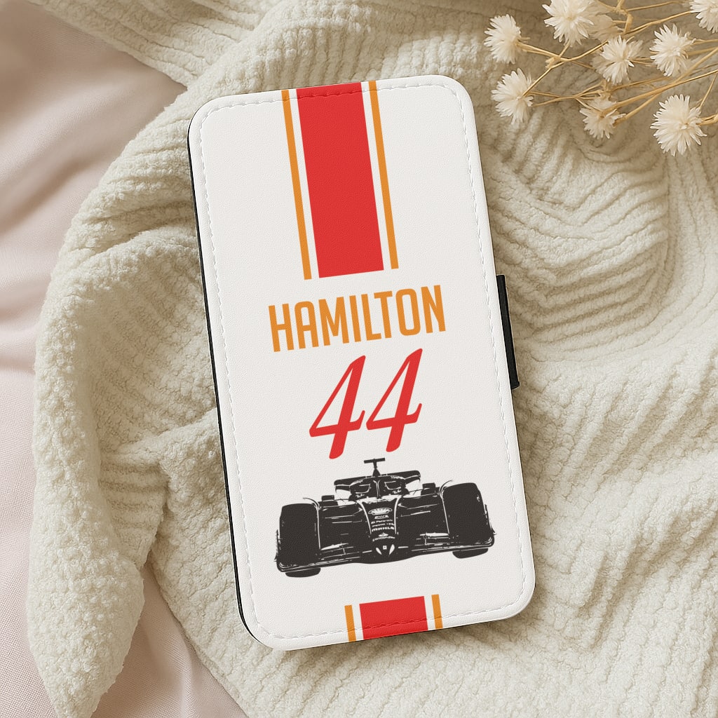 F1 Car Hamilton Wallet Phone Case