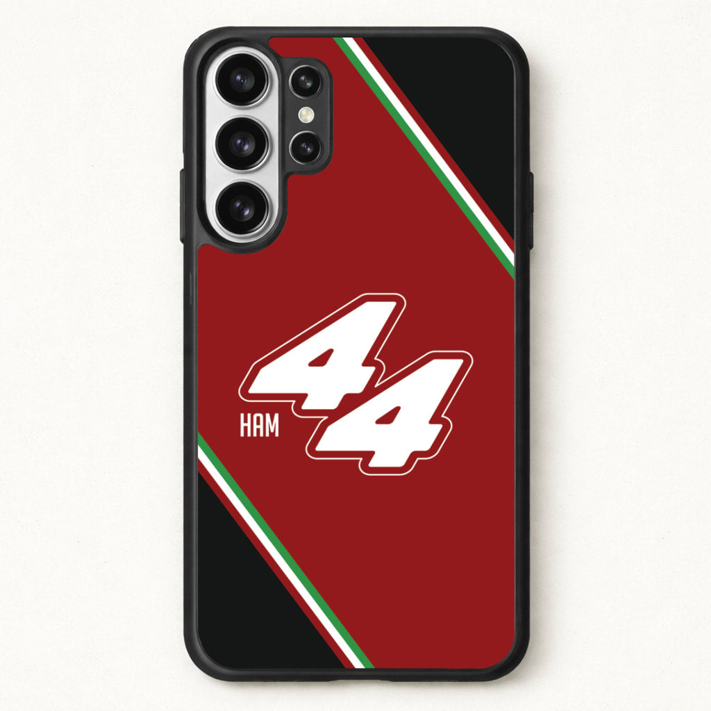 Dark Red Retro 44 Phone Case for Galaxy S26 Ultra