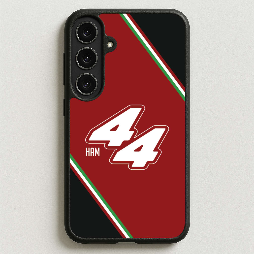 Dark Red Retro 44 Phone Case for Galaxy S25FE