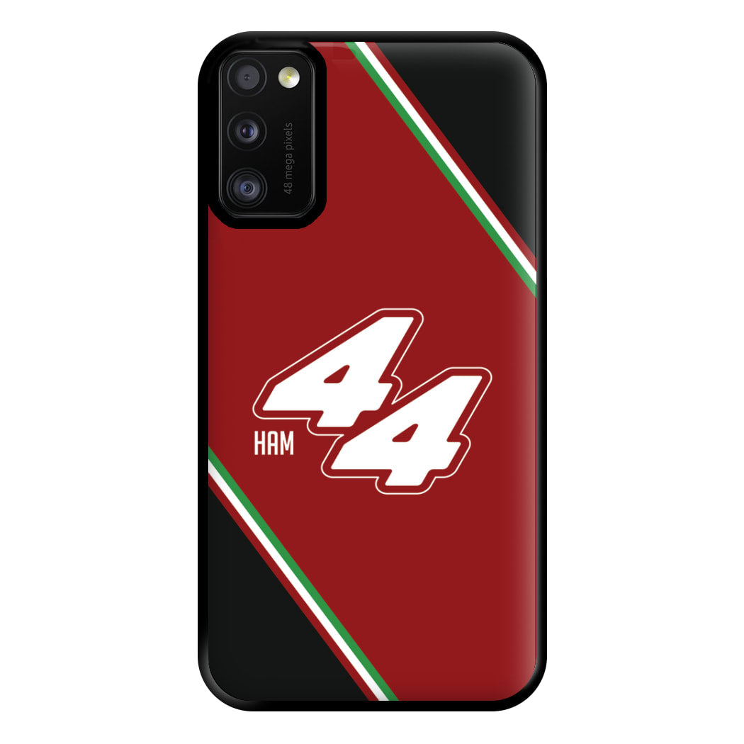 Dark Red Retro 44 Phone Case for Galaxy A41