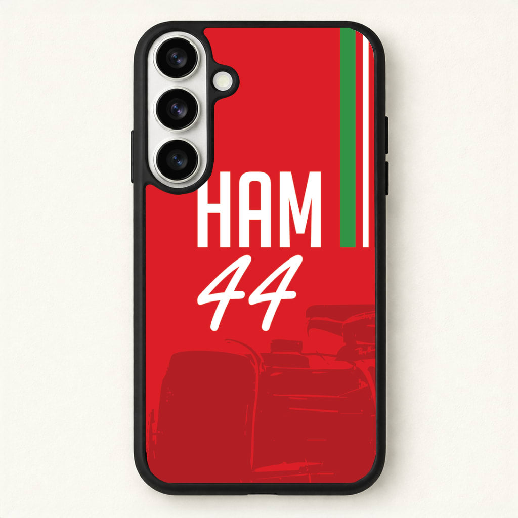 Dark Red Hamilton 44 Phone Case for Galaxy S26