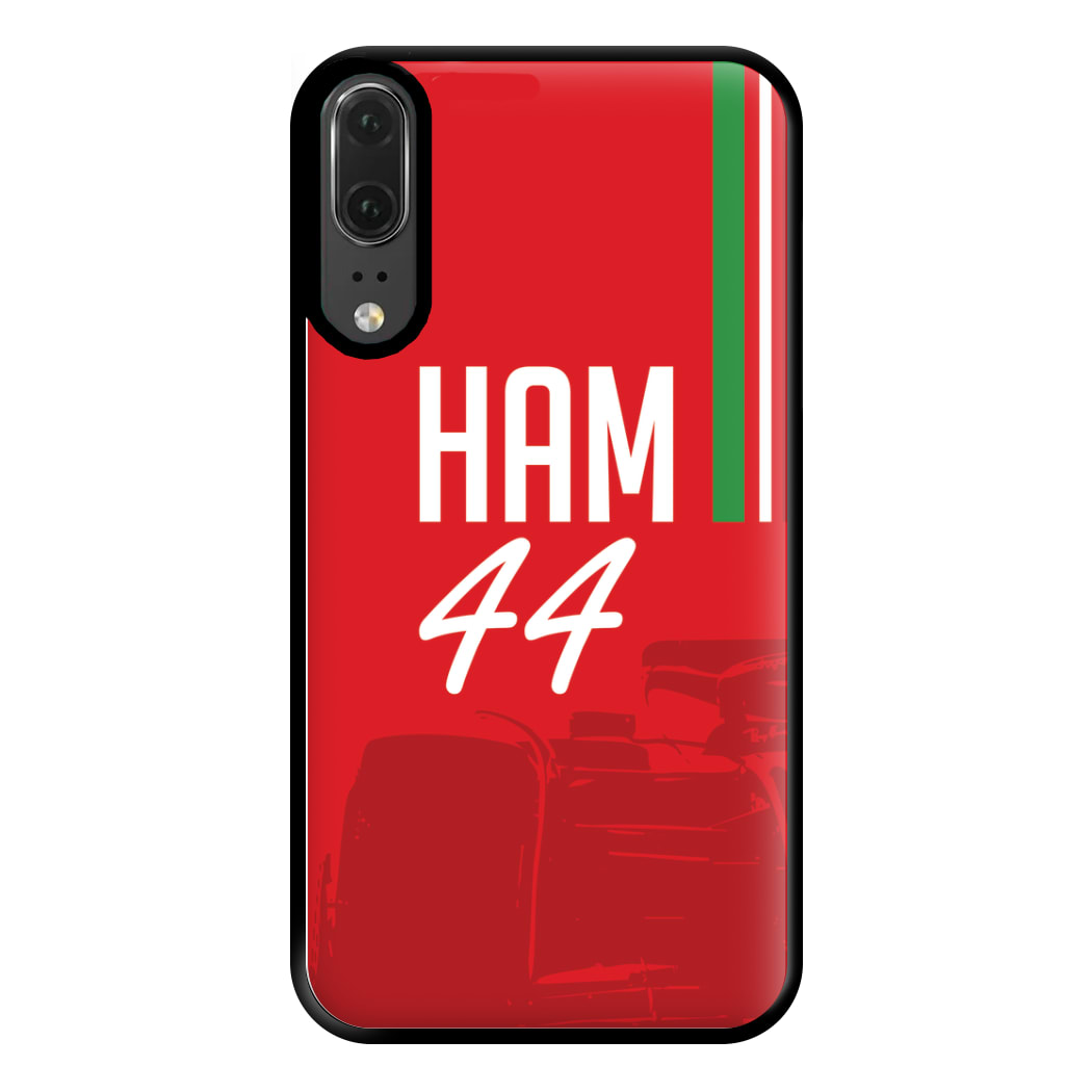 Dark Red Hamilton 44 Phone Case for Huawei P20