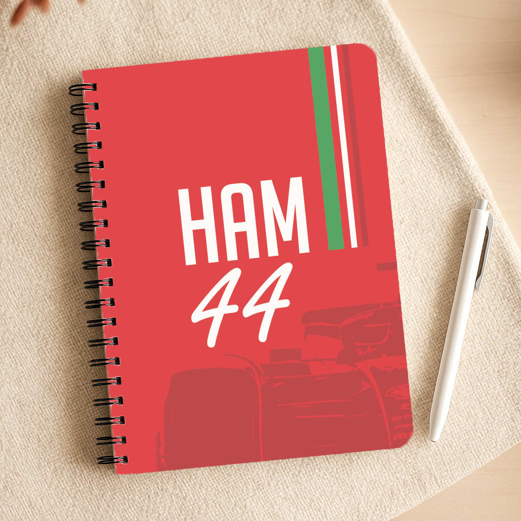 Dark Red Hamilton 44 Notepad