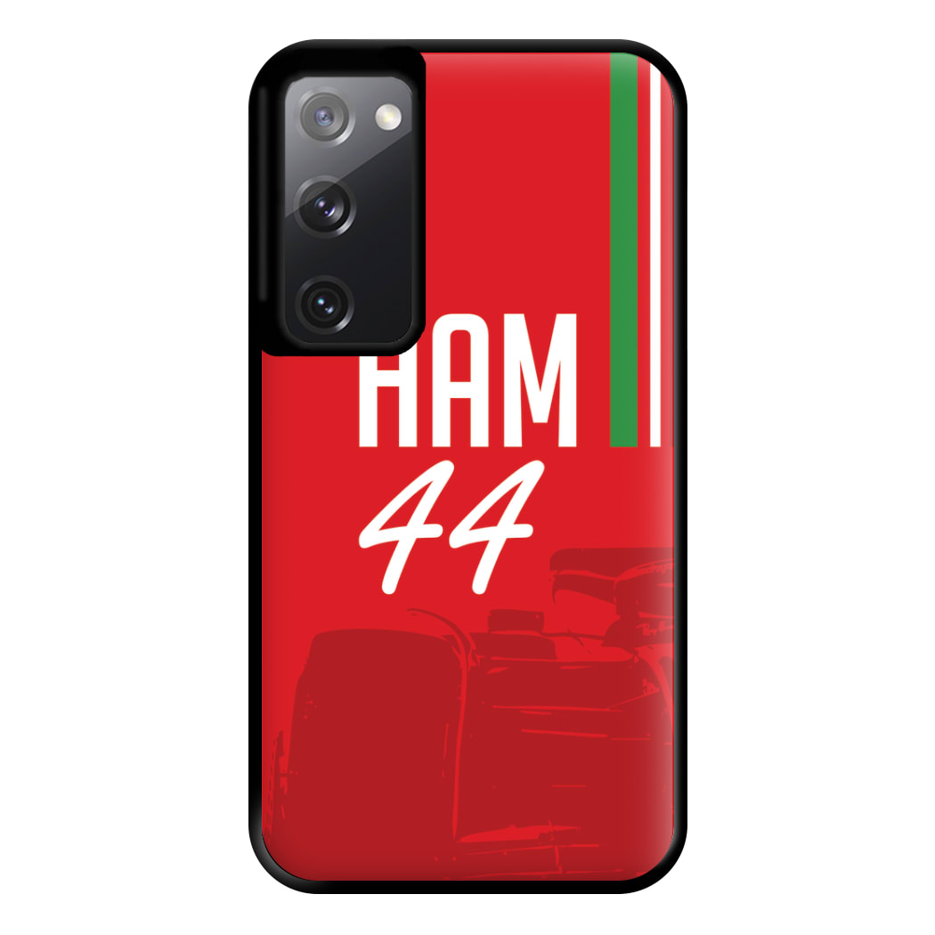 Dark Red Hamilton 44 Phone Case for Galaxy S20FE