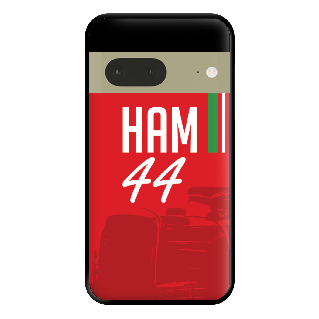 Dark Red Hamilton 44 Phone Case for Google Pixel 7a
