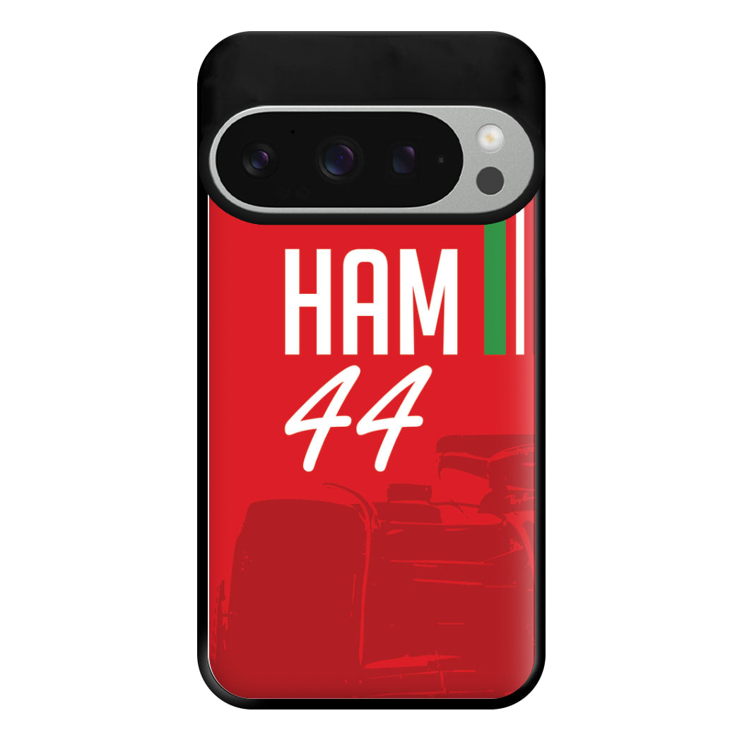 Dark Red Hamilton 44 Phone Case for Google Pixel 9 Pro XL