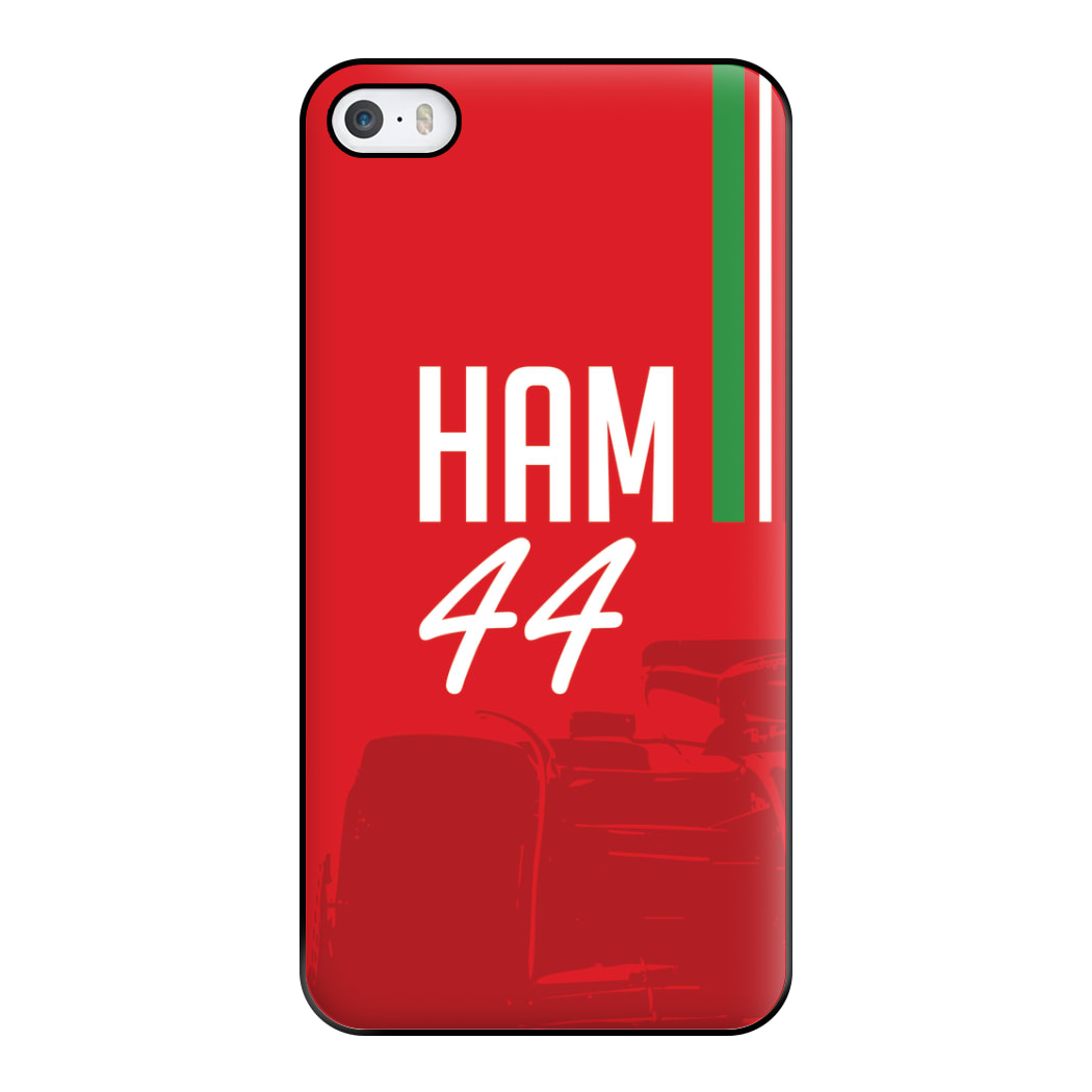 Dark Red Hamilton 44 Phone Case for iPhone 5 / 5s / SE 2016