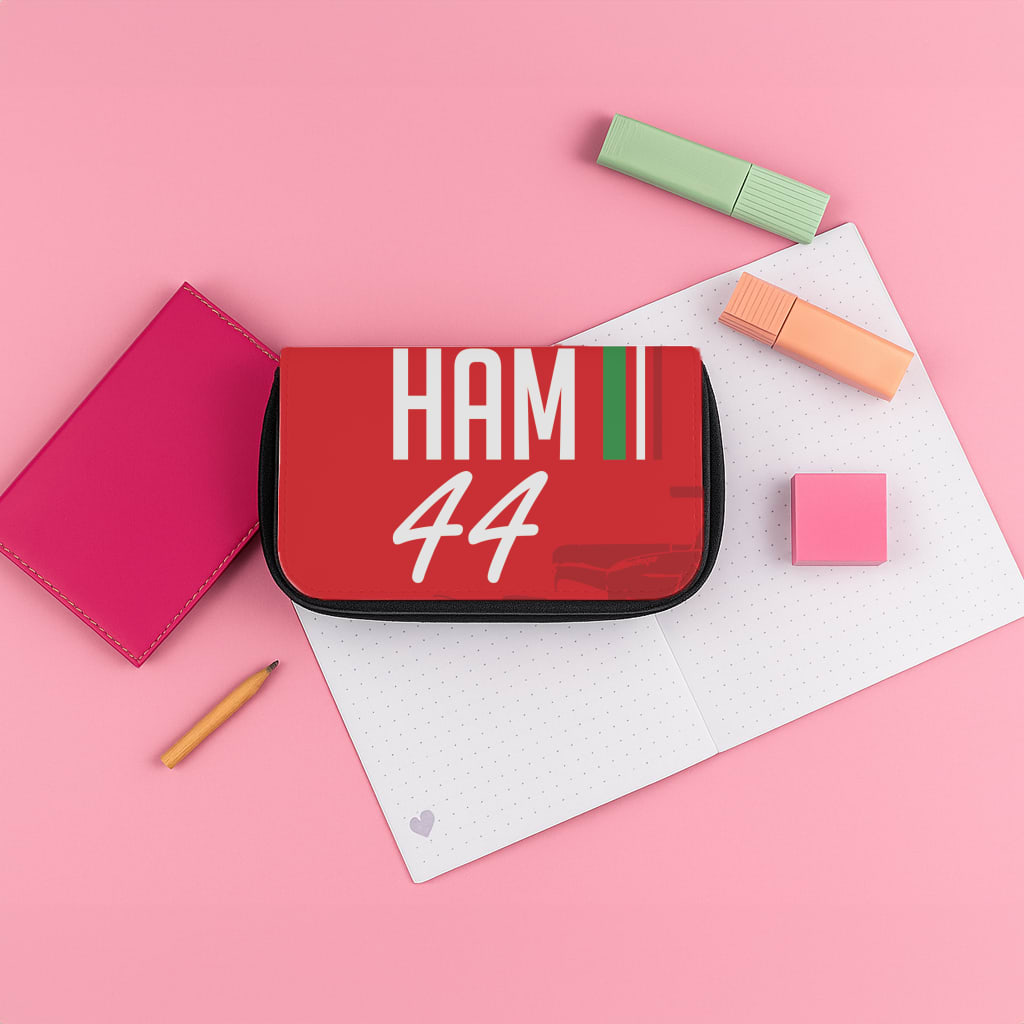Dark Red Hamilton 44 Pencil Case