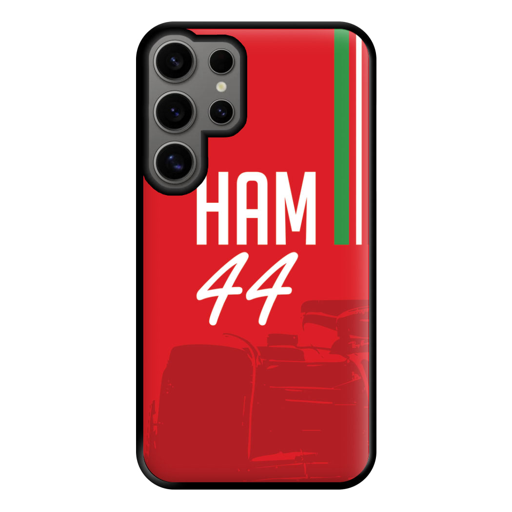Dark Red Hamilton 44 Phone Case for Galaxy S24 Ultra