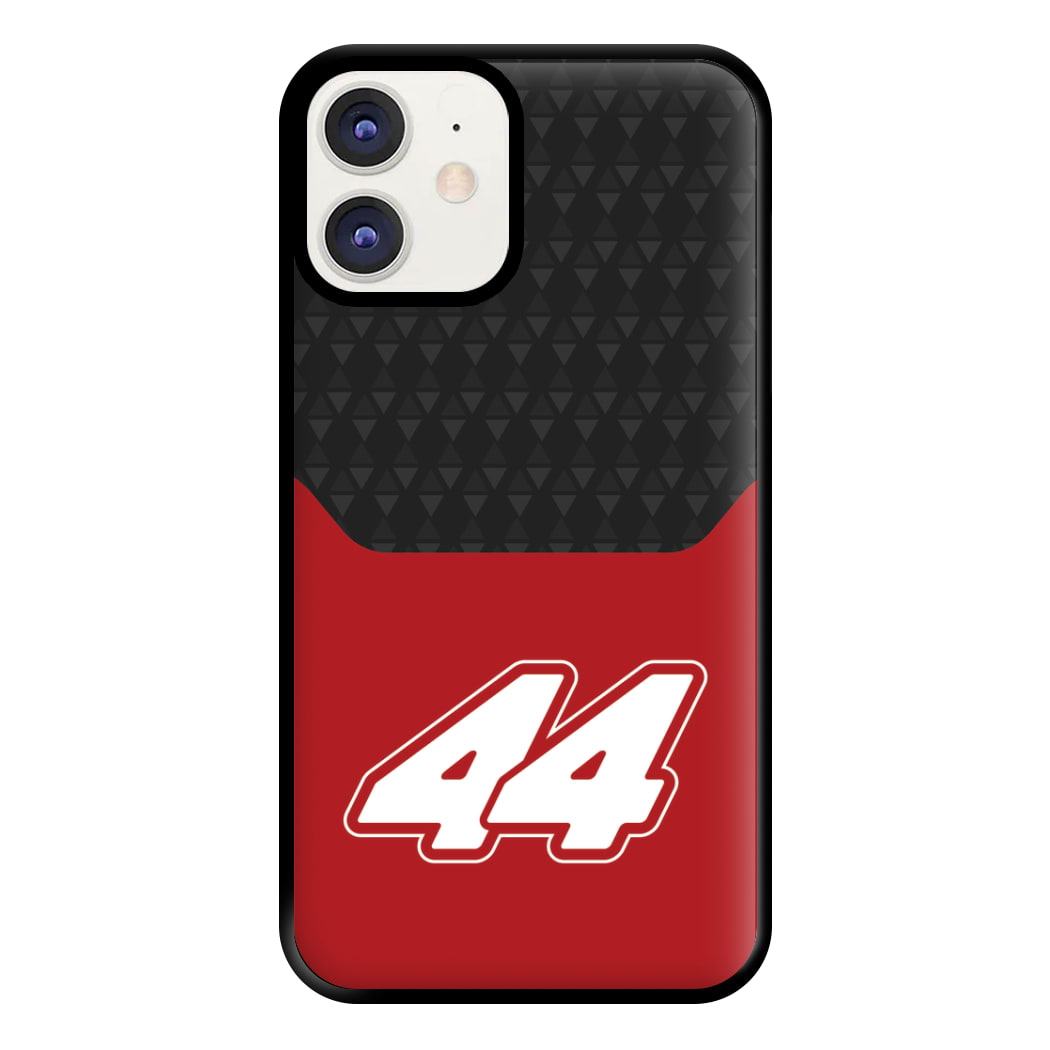 Red And Gray 44 Phone Case for iPhone 11