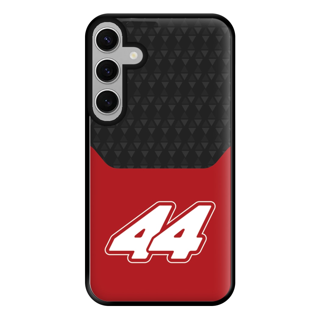 Red And Gray 44 Phone Case for Galaxy S24FE