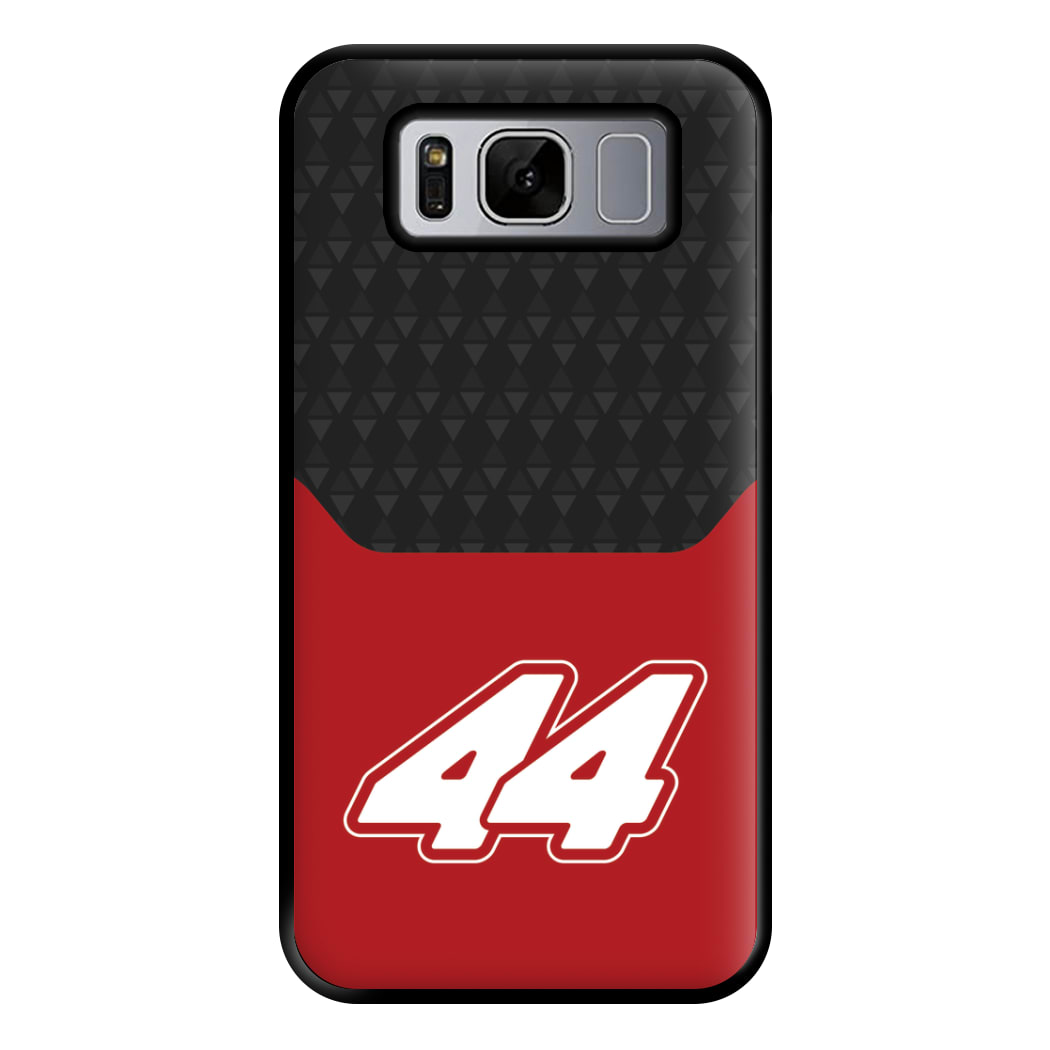 Red And Gray 44 Phone Case for Galaxy S8 Plus