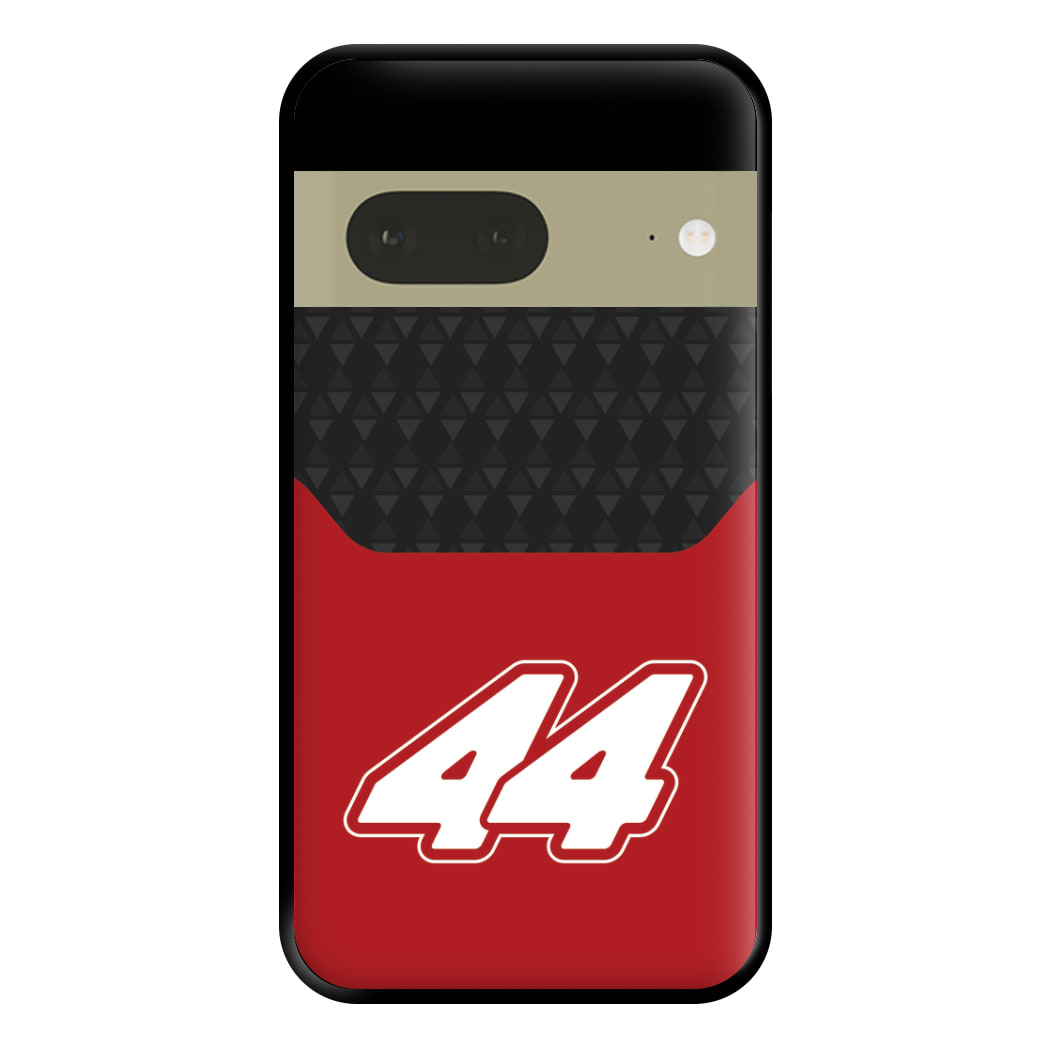 Red And Gray 44 Phone Case for Google Pixel 7a