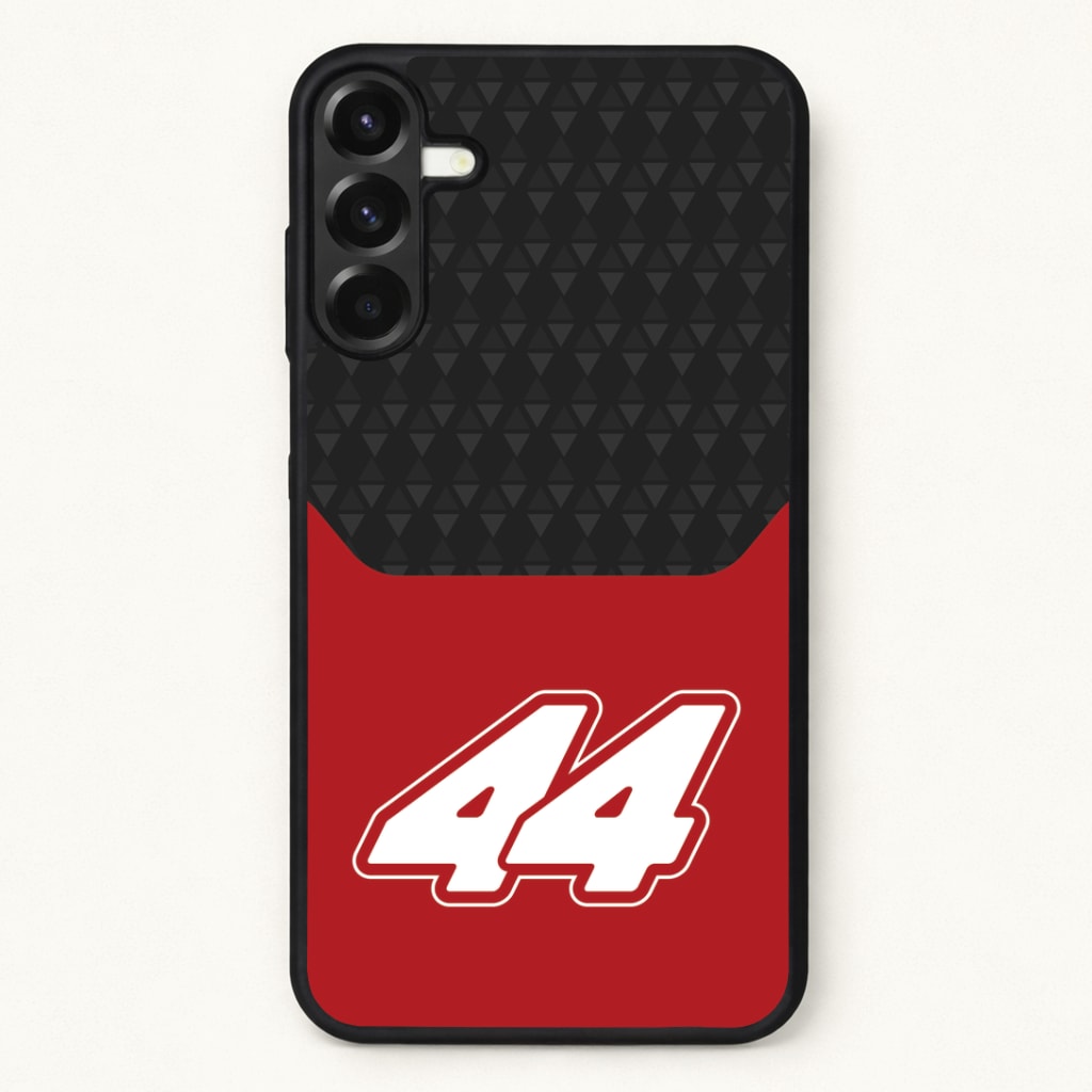 Red And Gray 44 Phone Case for Galaxy A17