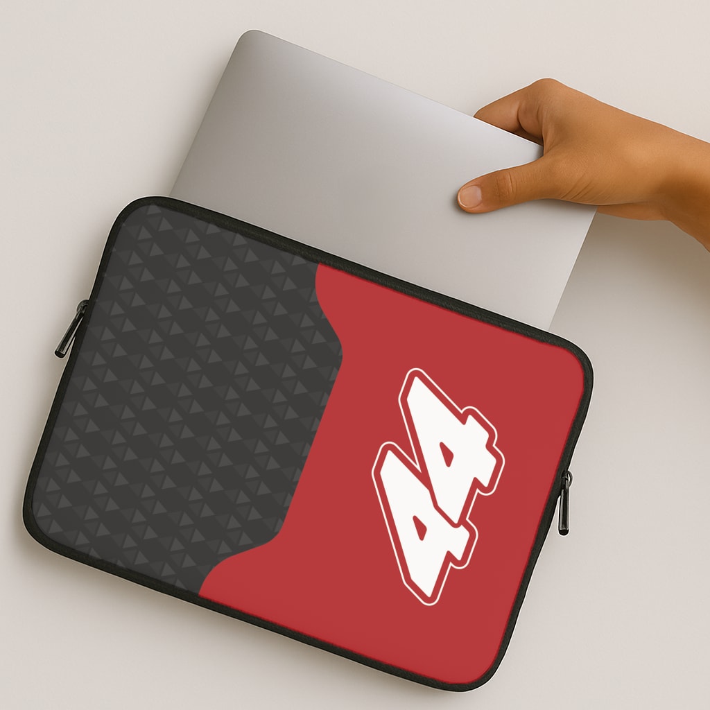 Red And Gray 44 MacBook Case