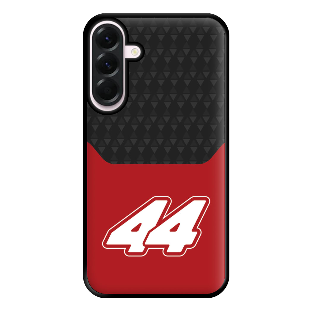 Red And Gray 44 Phone Case for Galaxy A36