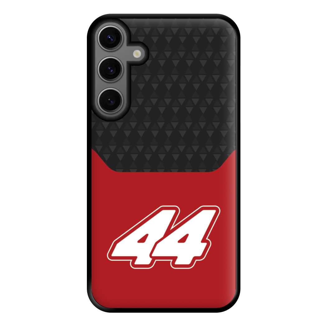 Red And Gray 44 Phone Case for Galaxy S23FE