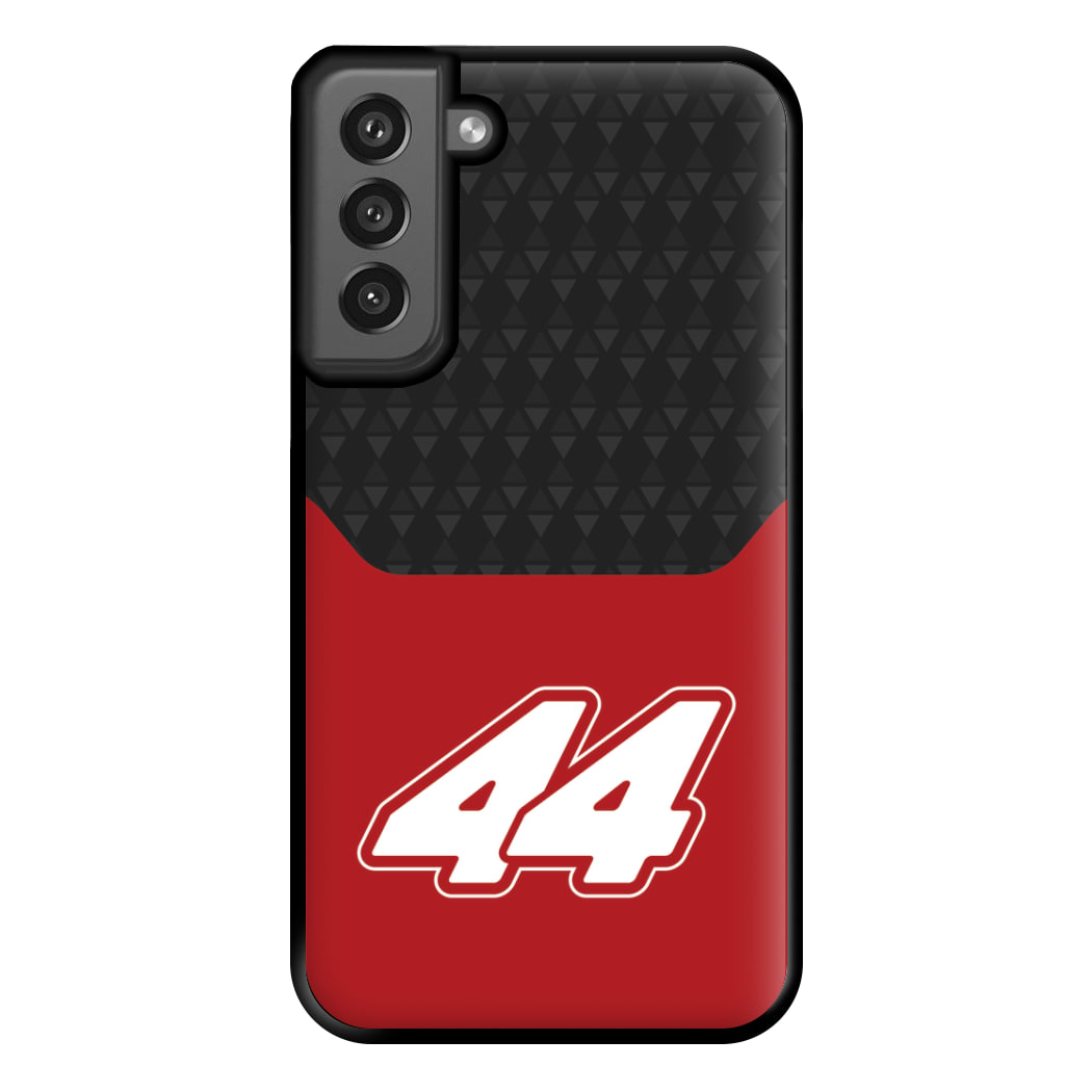 Red And Gray 44 Phone Case for Galaxy S21FE