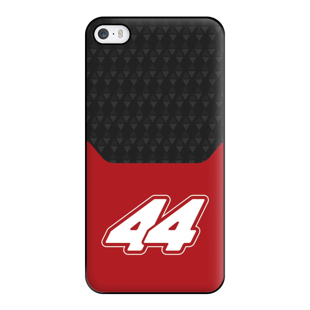 Red And Gray 44 Phone Case for iPhone 5 / 5s / SE 2016