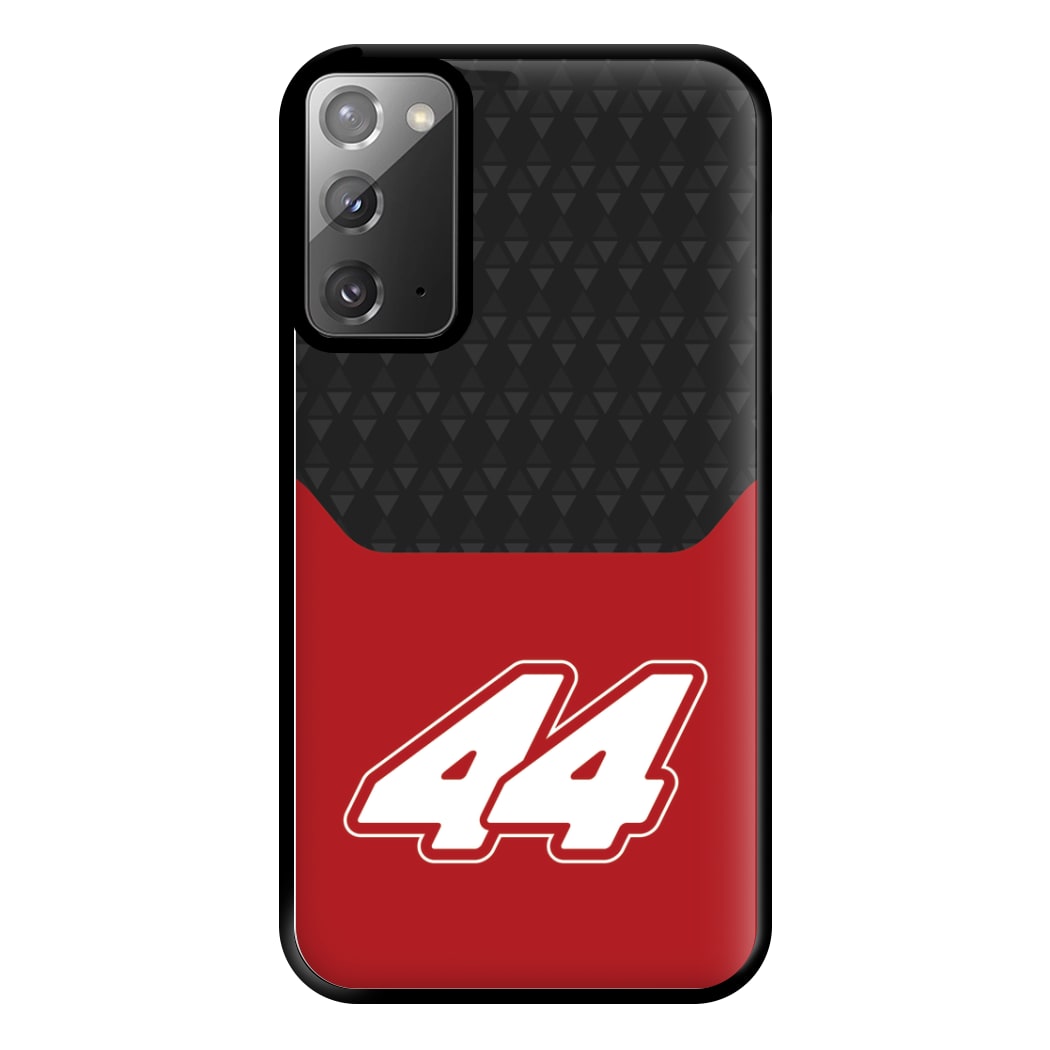 Red And Gray 44 Phone Case for Galaxy Note 20 Ultra
