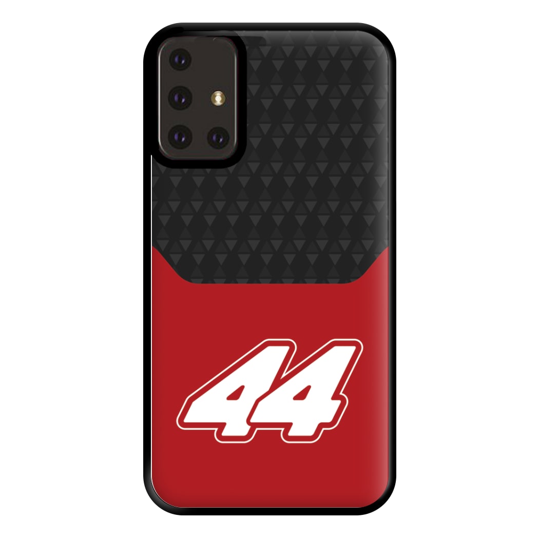 Red And Gray 44 Phone Case for Galaxy A71