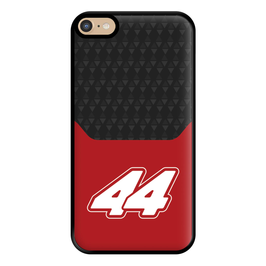 Red And Gray 44 Phone Case for iPhone 6 Plus / 7 Plus / 8 Plus