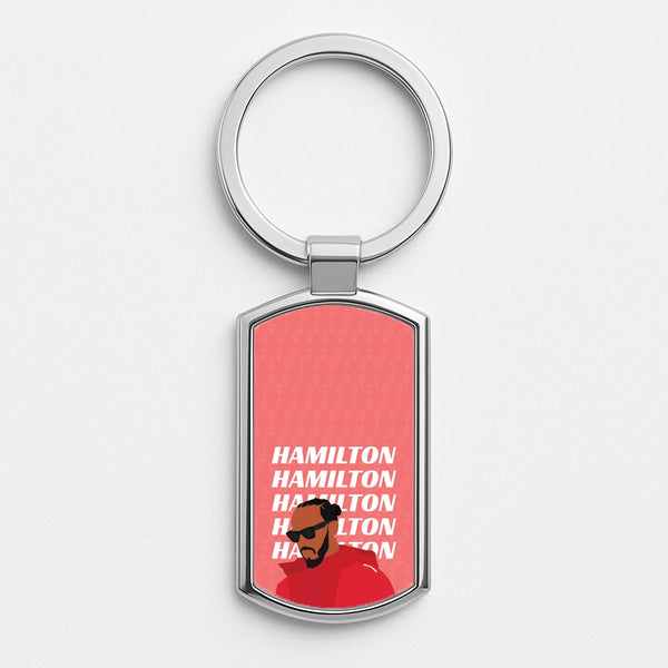 Hamilton 2025 Silver Keyring