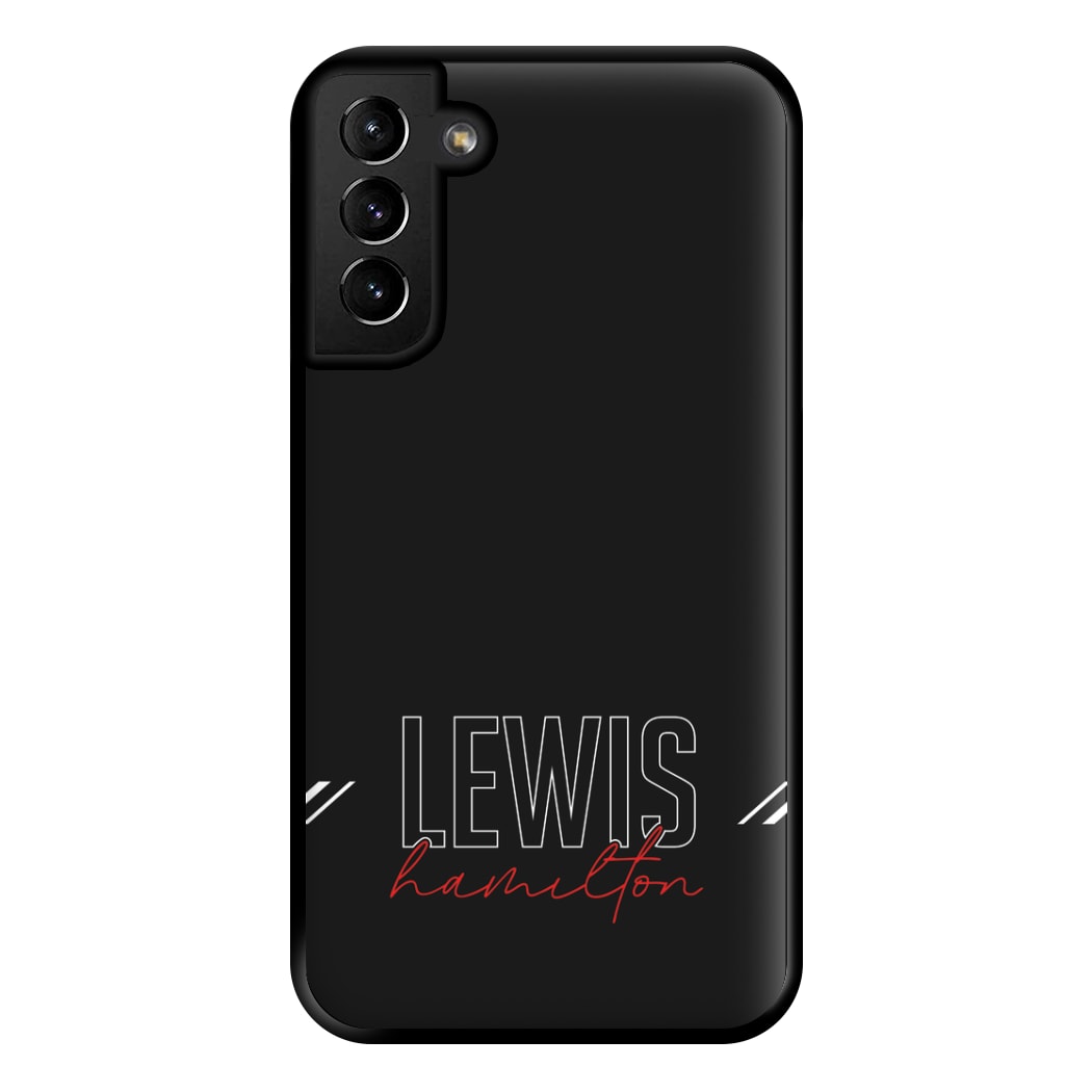 Racer Stripes Hamilton Phone Case for Galaxy S21 Plus