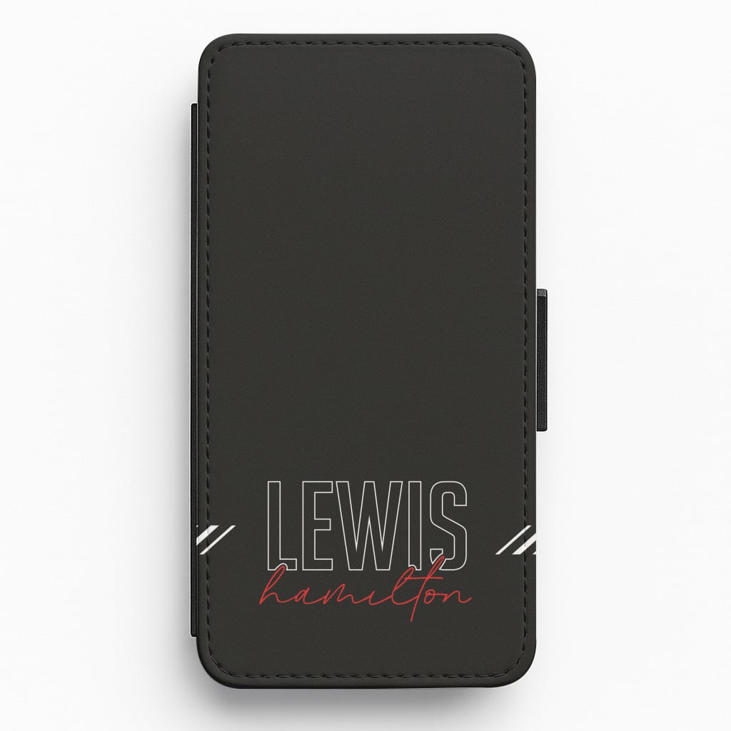 Racer Stripes Hamilton Flip / Wallet Phone Case