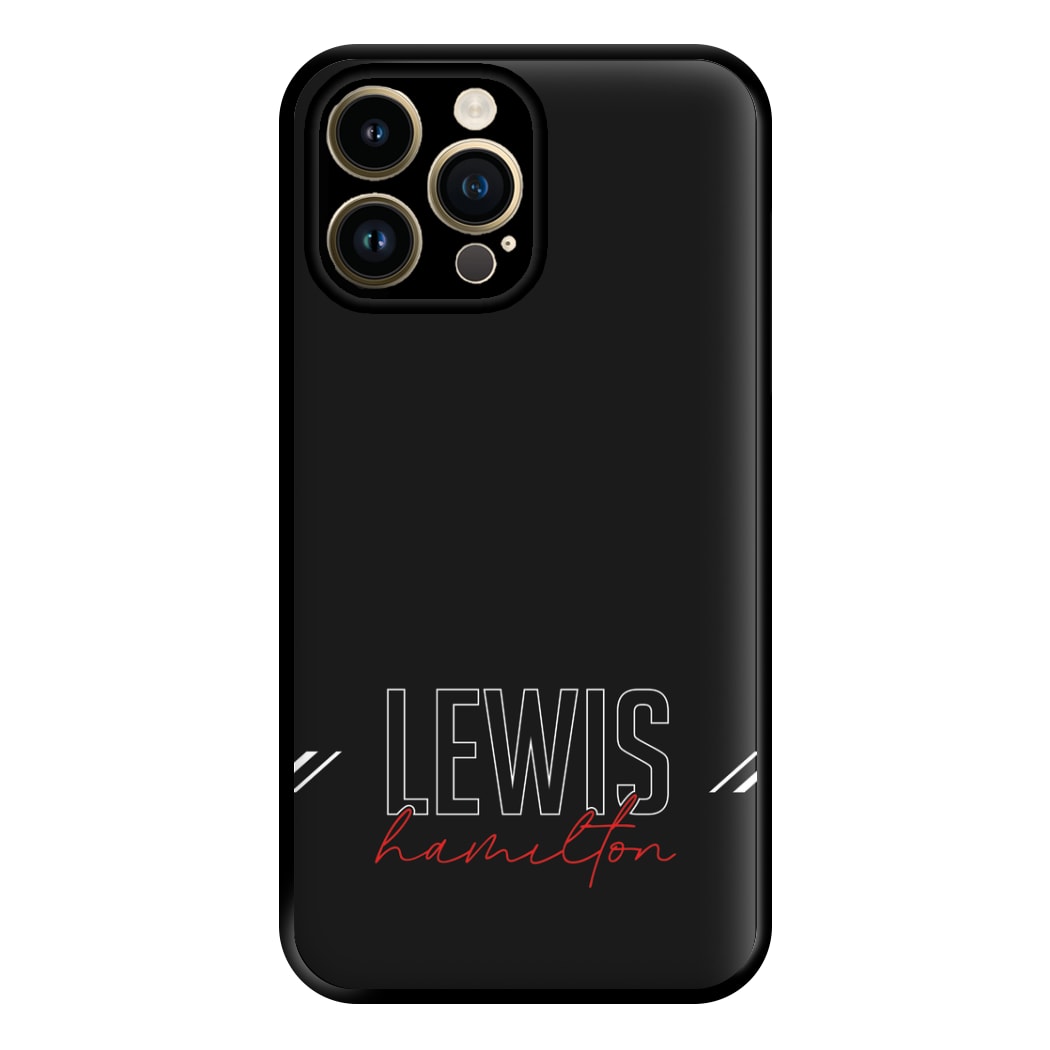 Racer Stripes Hamilton Phone Case for iPhone 14 Pro Max