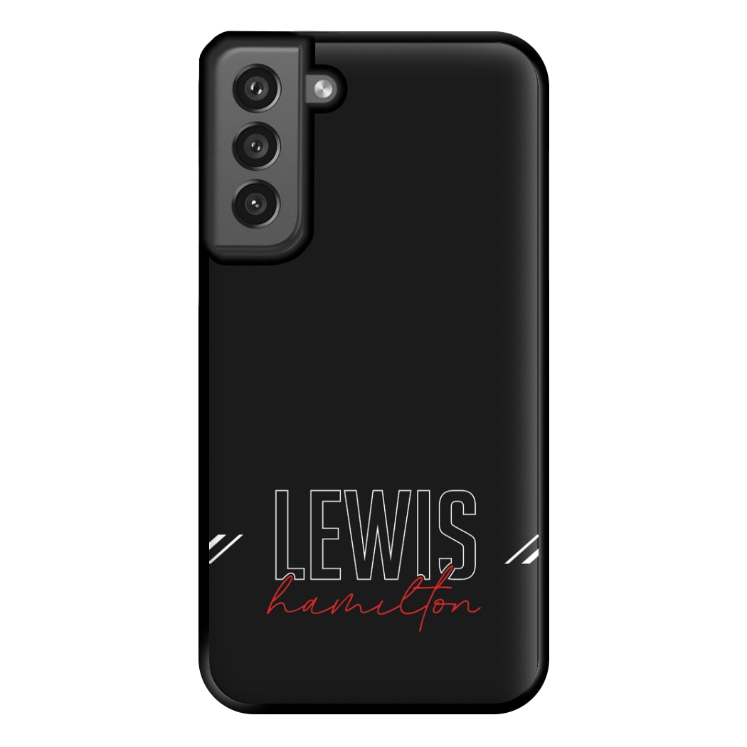 Racer Stripes Hamilton Phone Case for Galaxy S21FE