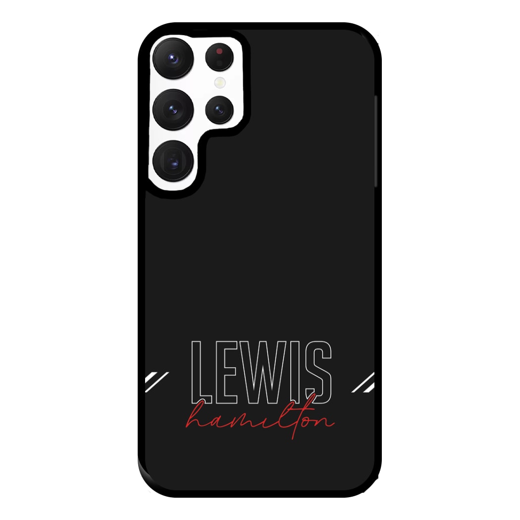 Racer Stripes Hamilton Phone Case for Galaxy S22 Ultra