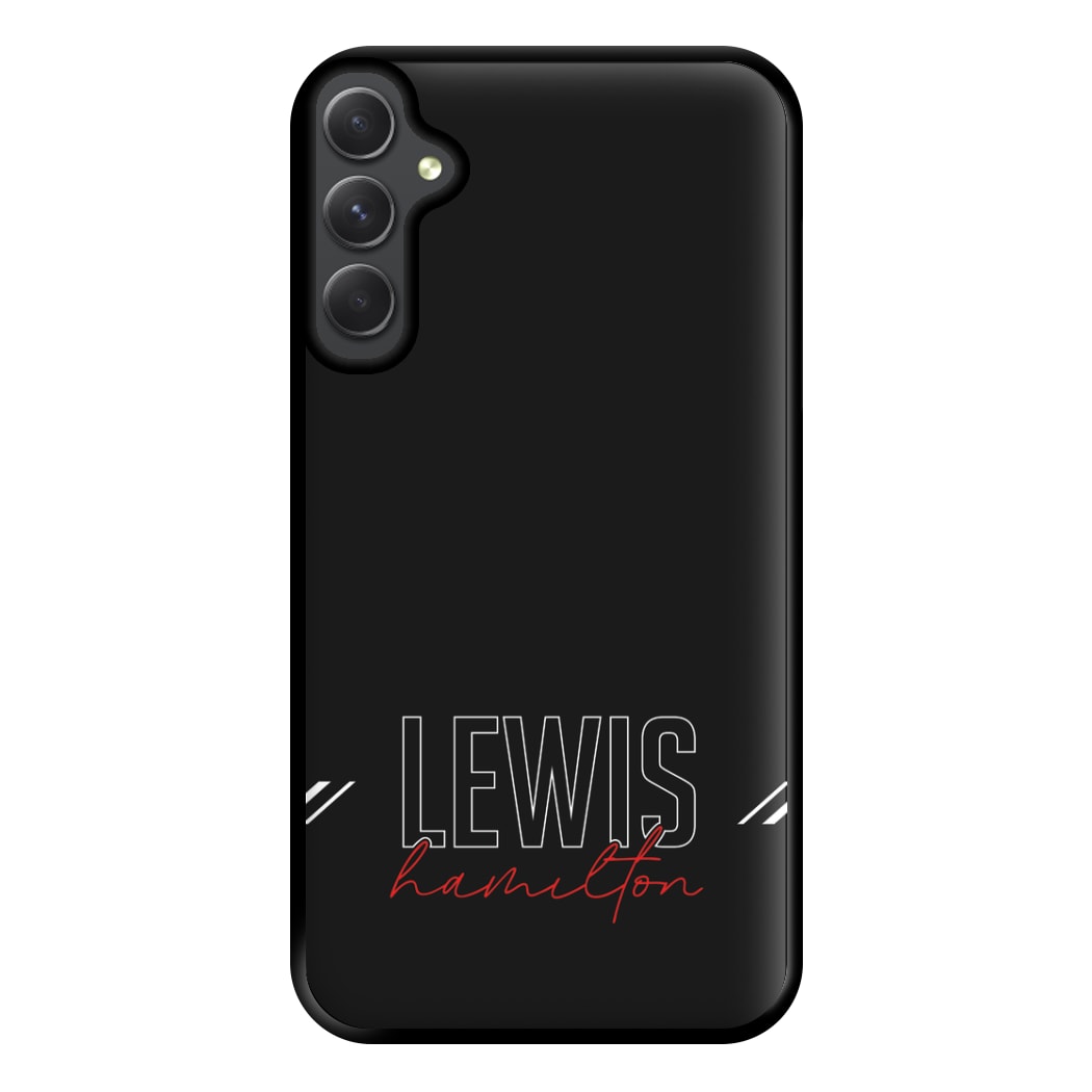 Racer Stripes Hamilton Phone Case for Galaxy A14