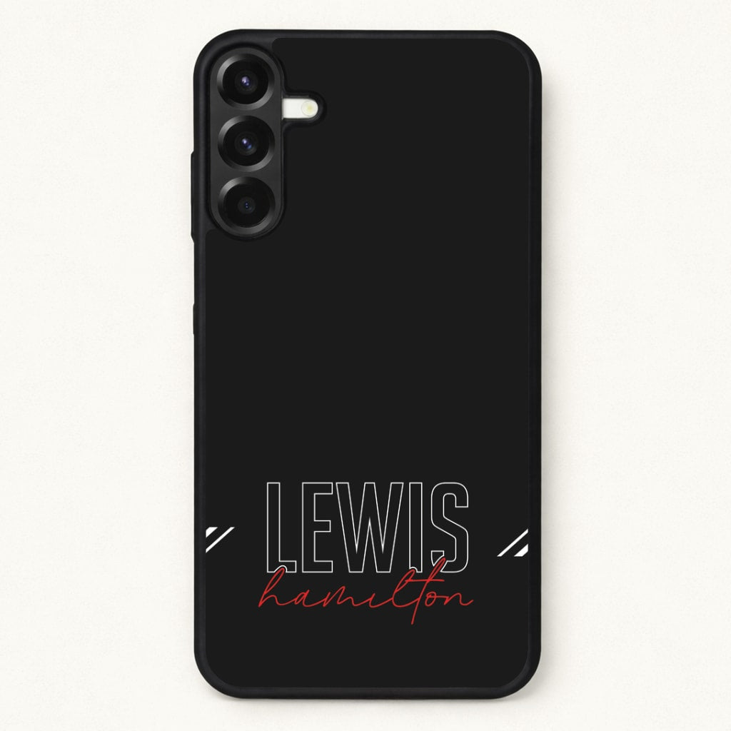 Racer Stripes Hamilton Phone Case for Galaxy A37