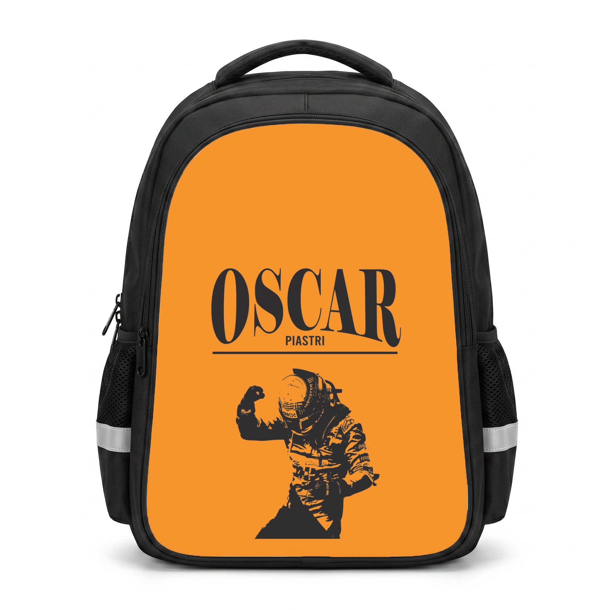 Oscar Orange And Black Backpack