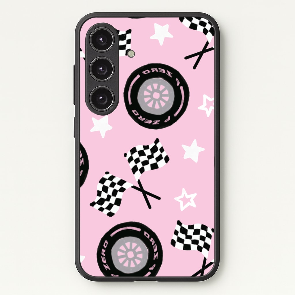 Racer Chic Pattern Phone Case - Galaxy S24 Plus