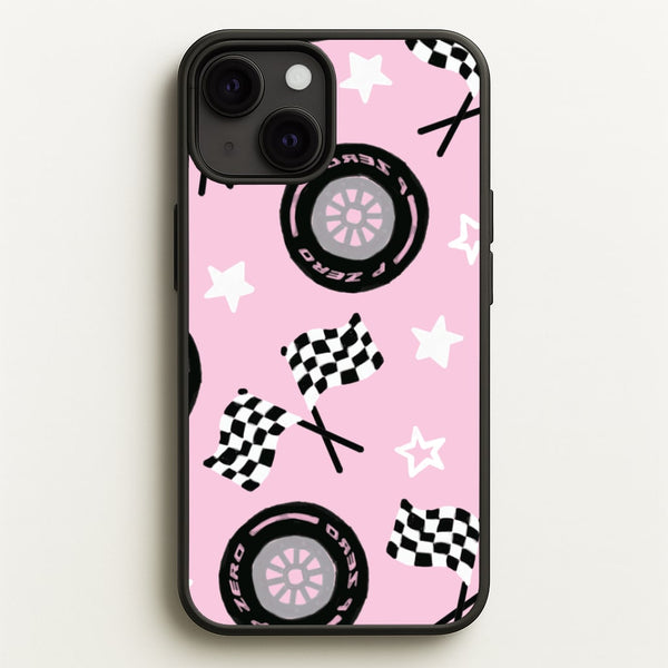 Racer Chic Pattern Phone Case - iPhone 13