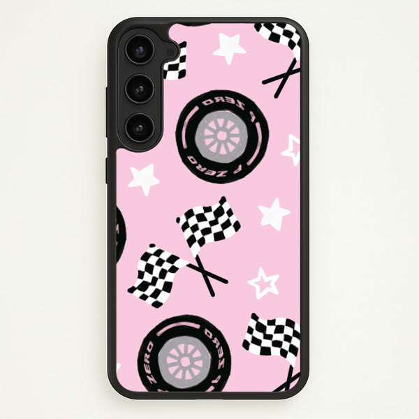 Racer Chic Pattern Phone Case - Galaxy S23 Plus