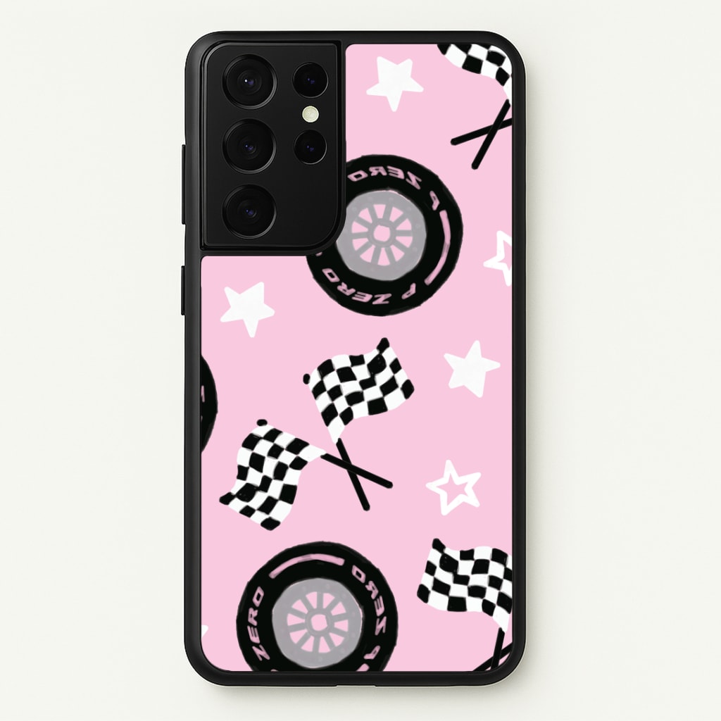 Racer Chic Pattern Phone Case - Galaxy S21 Ultra