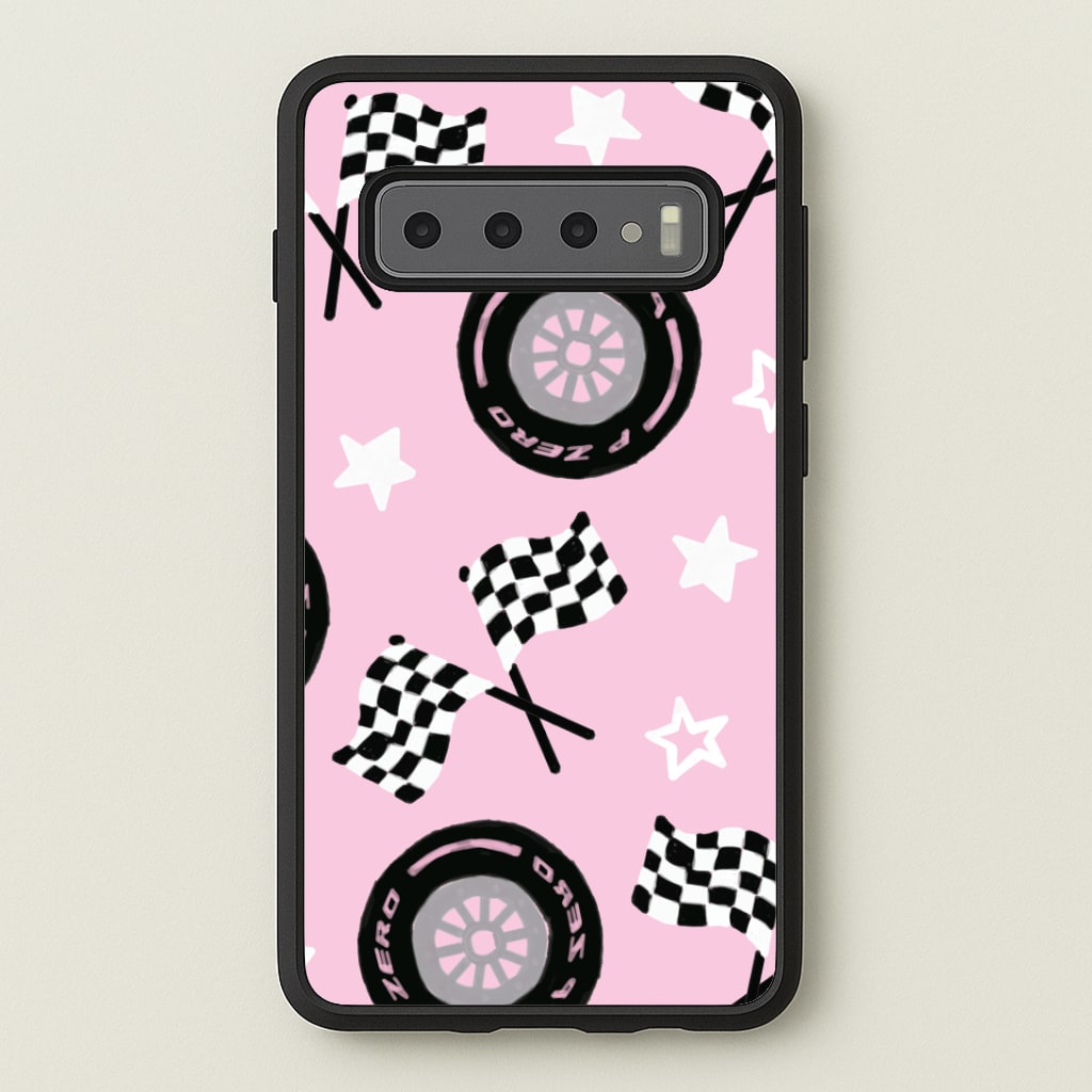 Racer Chic Pattern Phone Case - Galaxy S10
