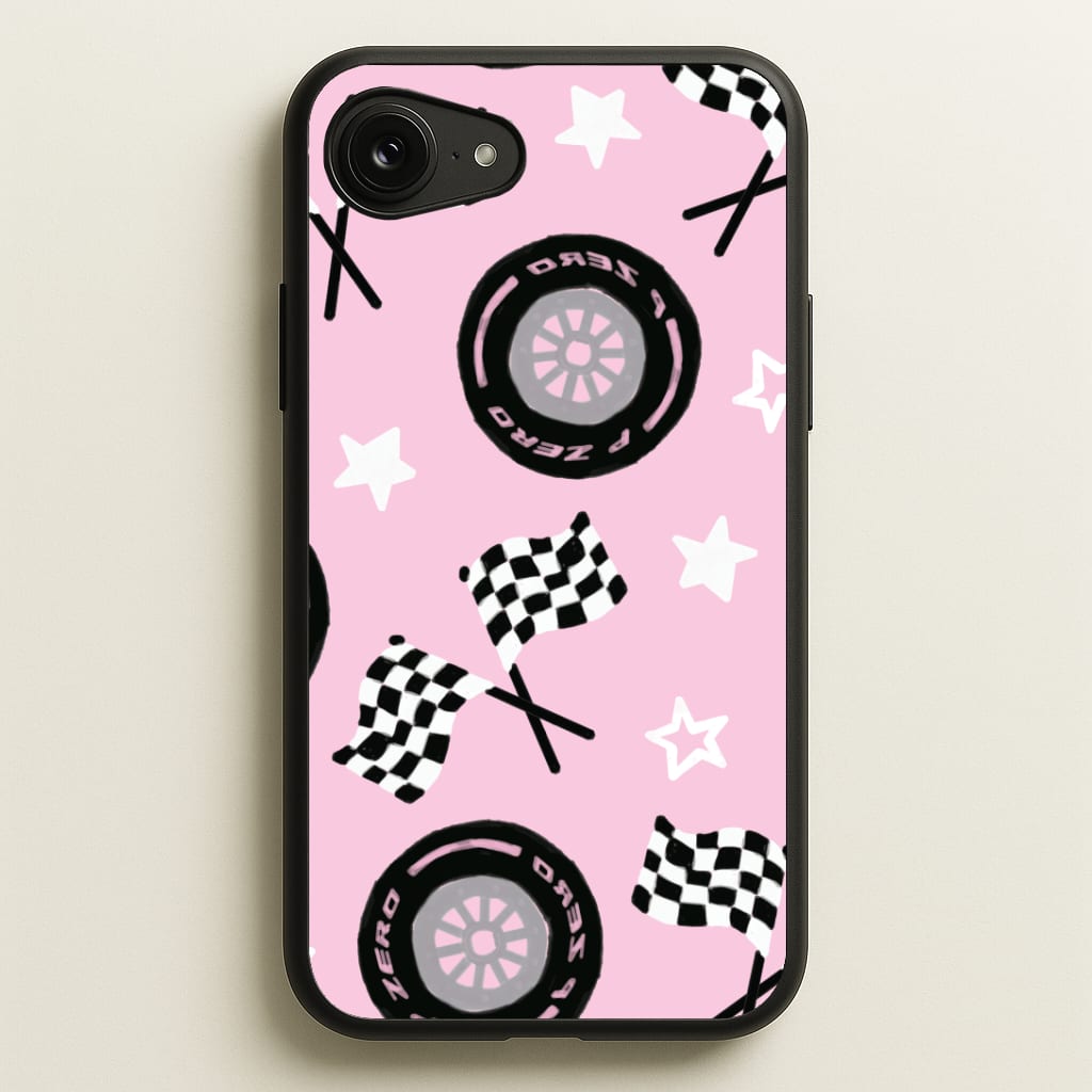 Racer Chic Pattern Phone Case - iPhone 16e